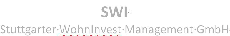 SWI Stuttgarter WohnInvest Management GmbH